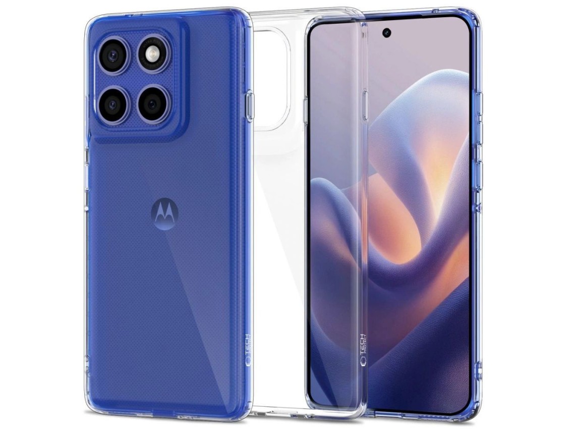 Funda Tech-Protect FlexAir para Motorola Edge 60 Pro - Transparente