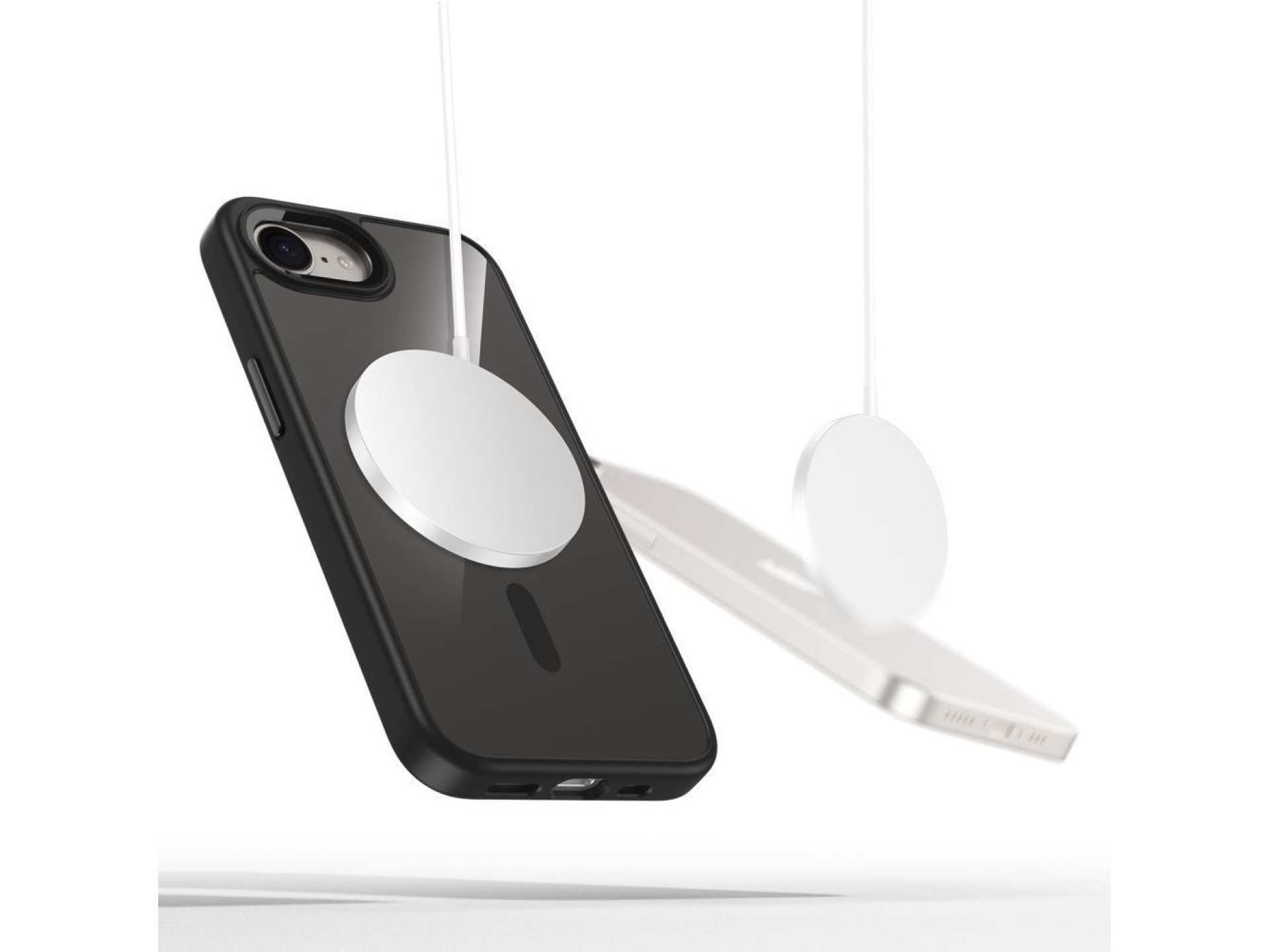 Funda Tech-Protect MagMat MagSafe para iPhone 2 Pro (CMF) - Negra y transparente