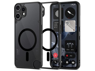 Tech-Protect MagMat MagSafe Case for Nothing CMF Phone 2 Pro - Black and Clear Tech-Protect MagMat MagSafe Case for Nothing CMF Phone 2 Pro - Black and Clear
