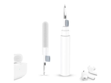 Kit de limpeza de fones de ouvido Tech-Protect CS02 3 em 1 - Branco Kit de limpeza de fones de ouvido Tech-Protect CS02 3 em 1 - Branco