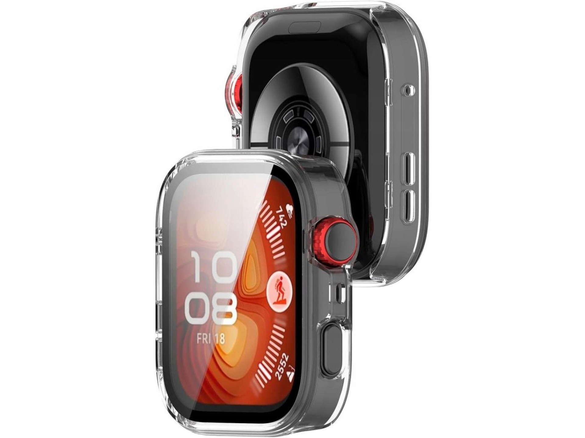 Capa protetora Tech-Protect para Huawei Watch Fit 4 Pro - Transparente