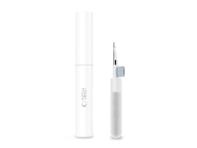 Kit de limpeza de fones de ouvido Tech-Protect CS02 3 em 1 - Branco Kit de limpeza de fones de ouvido Tech-Protect CS02 3 em 1 - Branco