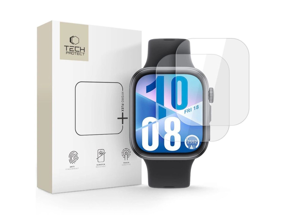 Tech-Protect Hofi Hydro Flex+ - Pacote com 2 películas de hidrogel transparentes para Huawei Watch F
