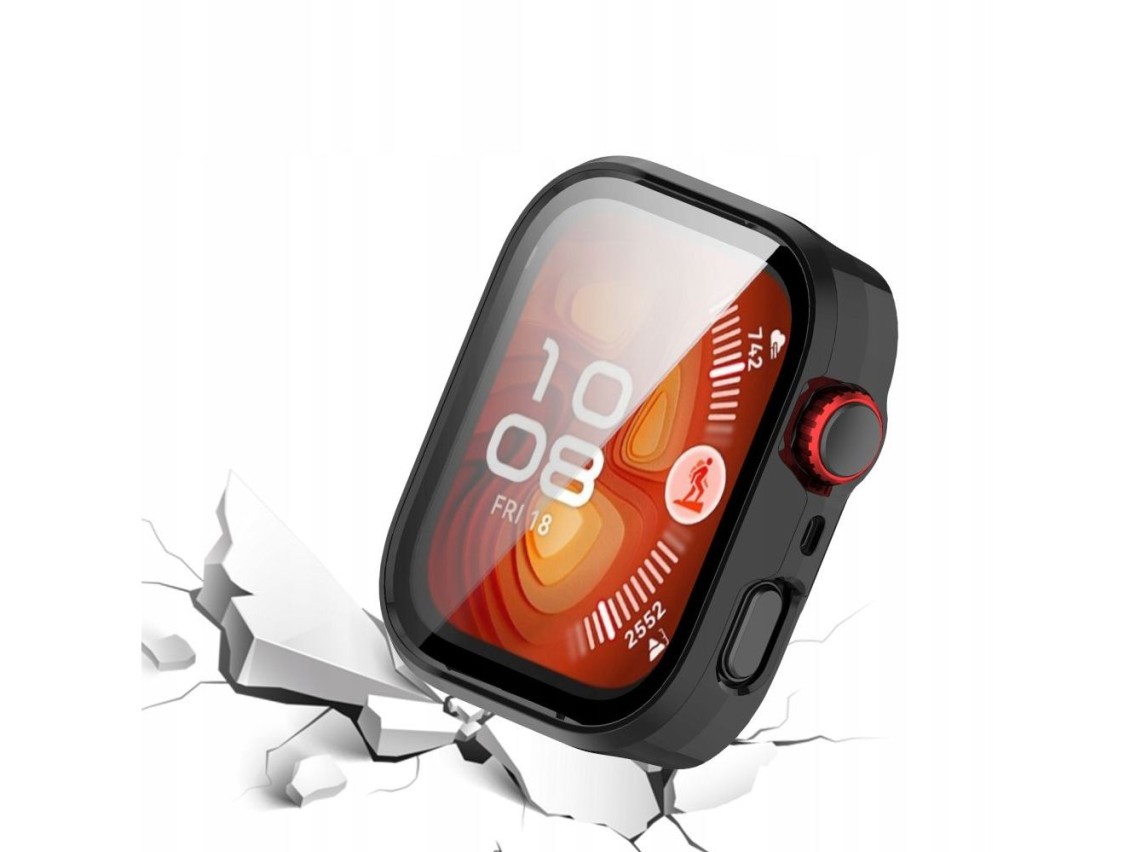 Capa protetora Tech-Protect para Huawei Watch Fit 4 Pro - Transparente