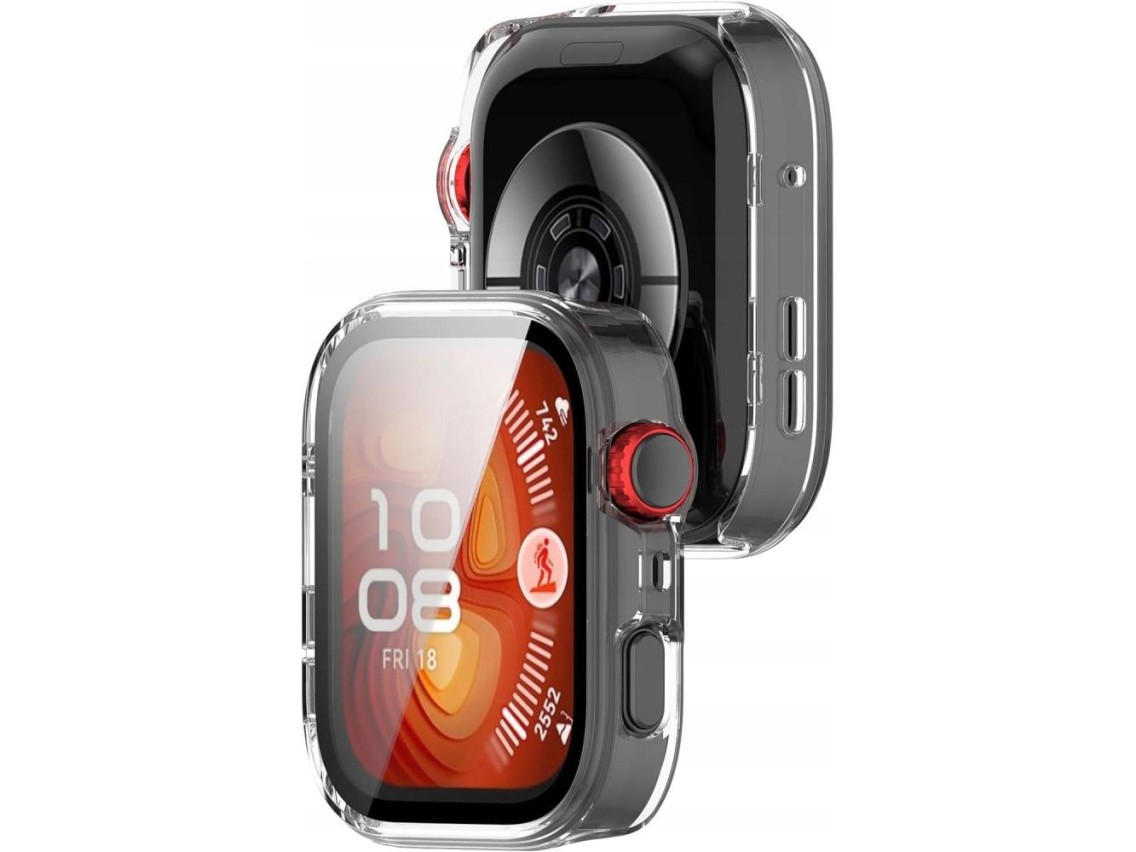 Capa protetora Tech-Protect para Huawei Watch Fit 4 Pro - Transparente