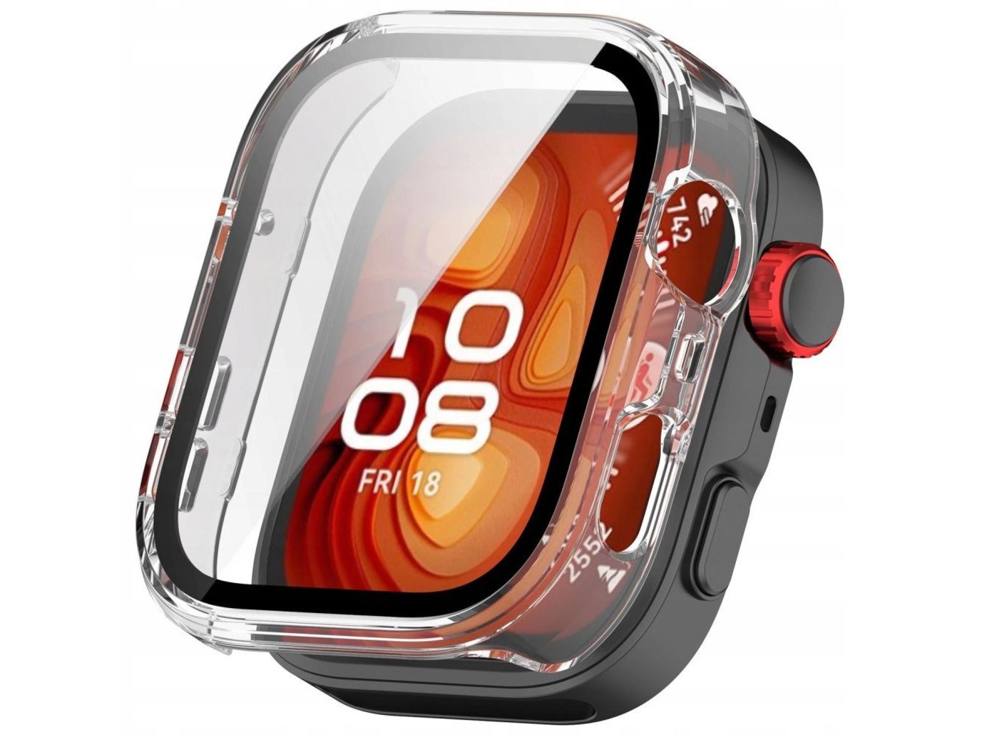 Capa protetora Tech-Protect para Huawei Watch Fit 4 Pro - Transparente