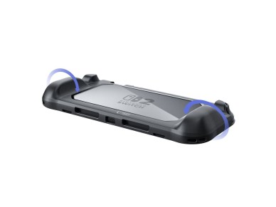 Tech-Protect MagMat Case for Nintendo Switch 2 - Black and Transparent