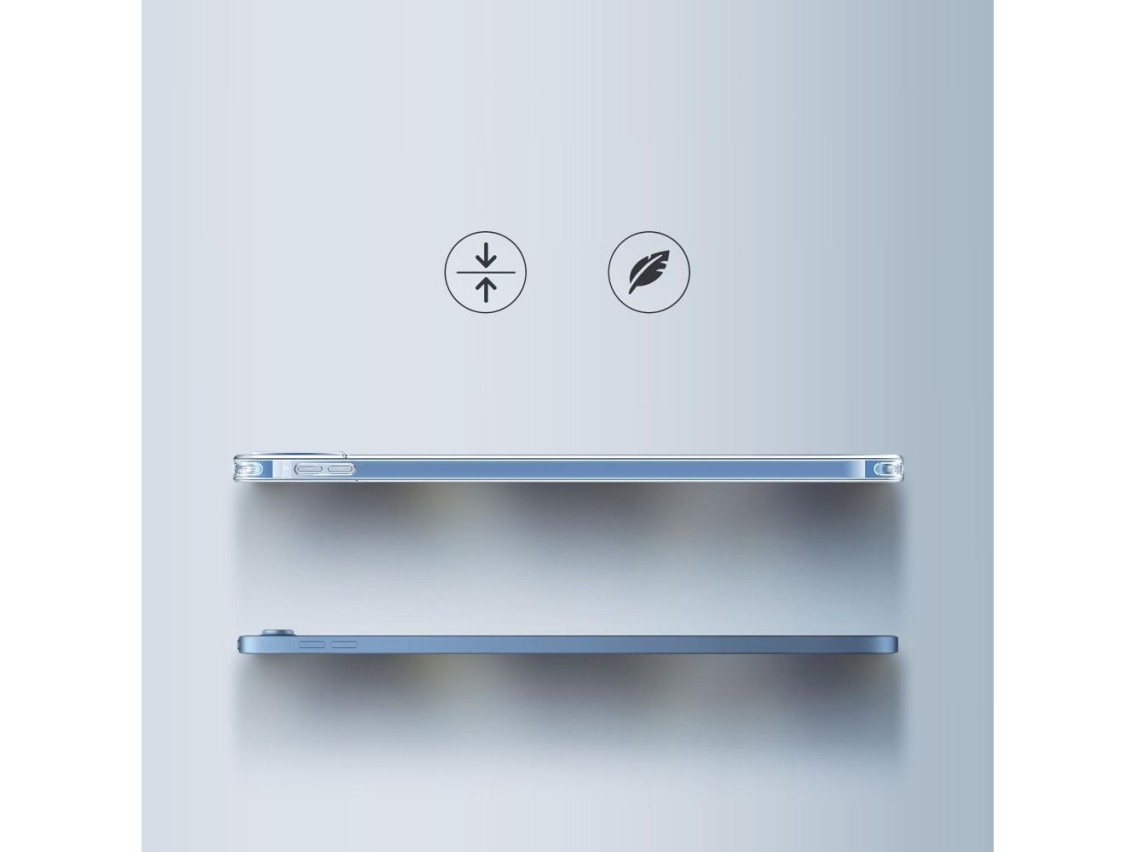 Capa h�brida Tech-Protect FlexAir para iPad 10.9� (2022) / 11� (2025) - Transparente