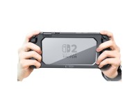 Capa Tech-Protect MagMat para Nintendo Switch 2 - Preta e Transparente