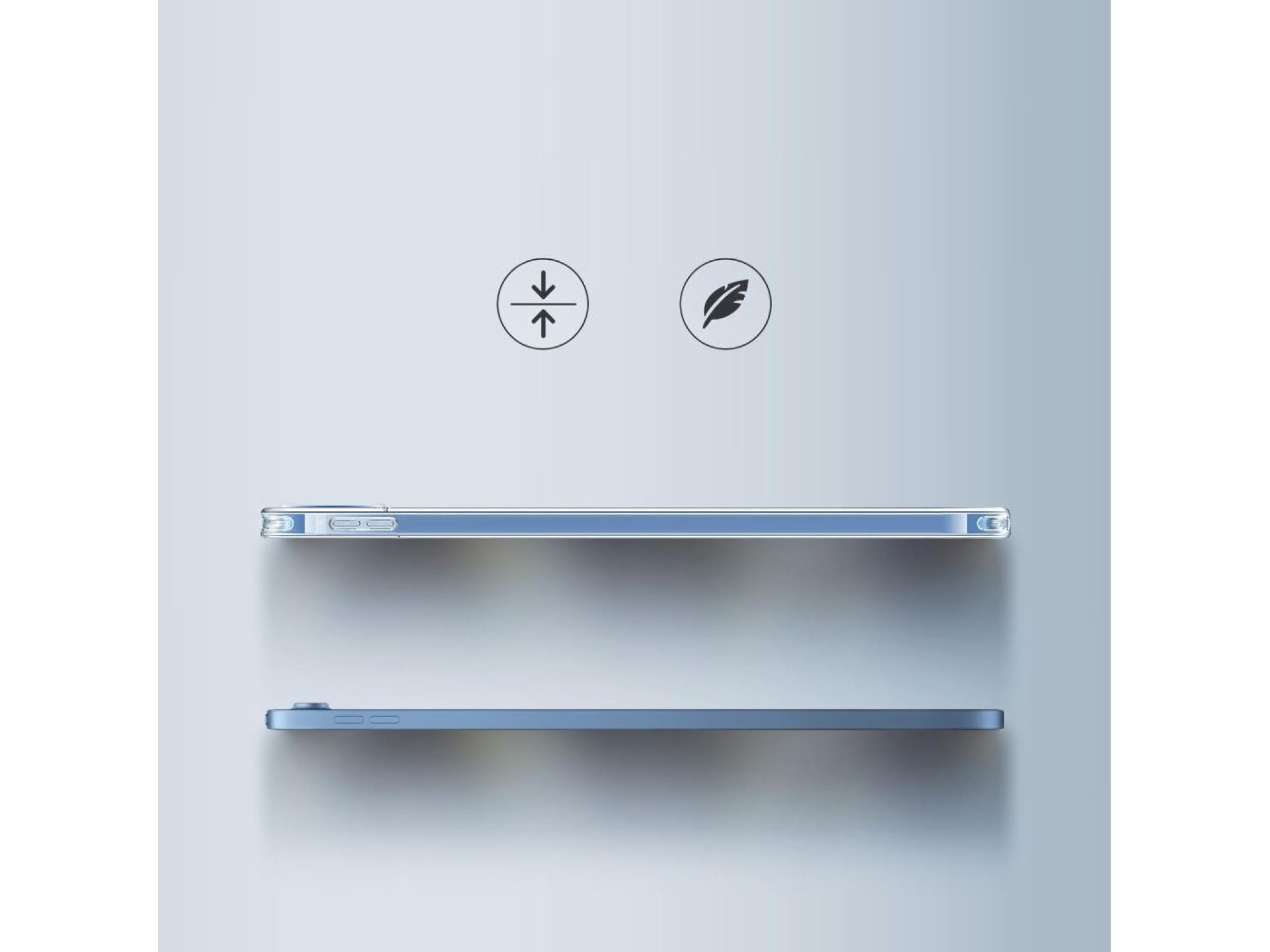 Capa híbrida Tech-Protect FlexAir para iPad 10.9” (2022) / 11” (2025) - Transparente