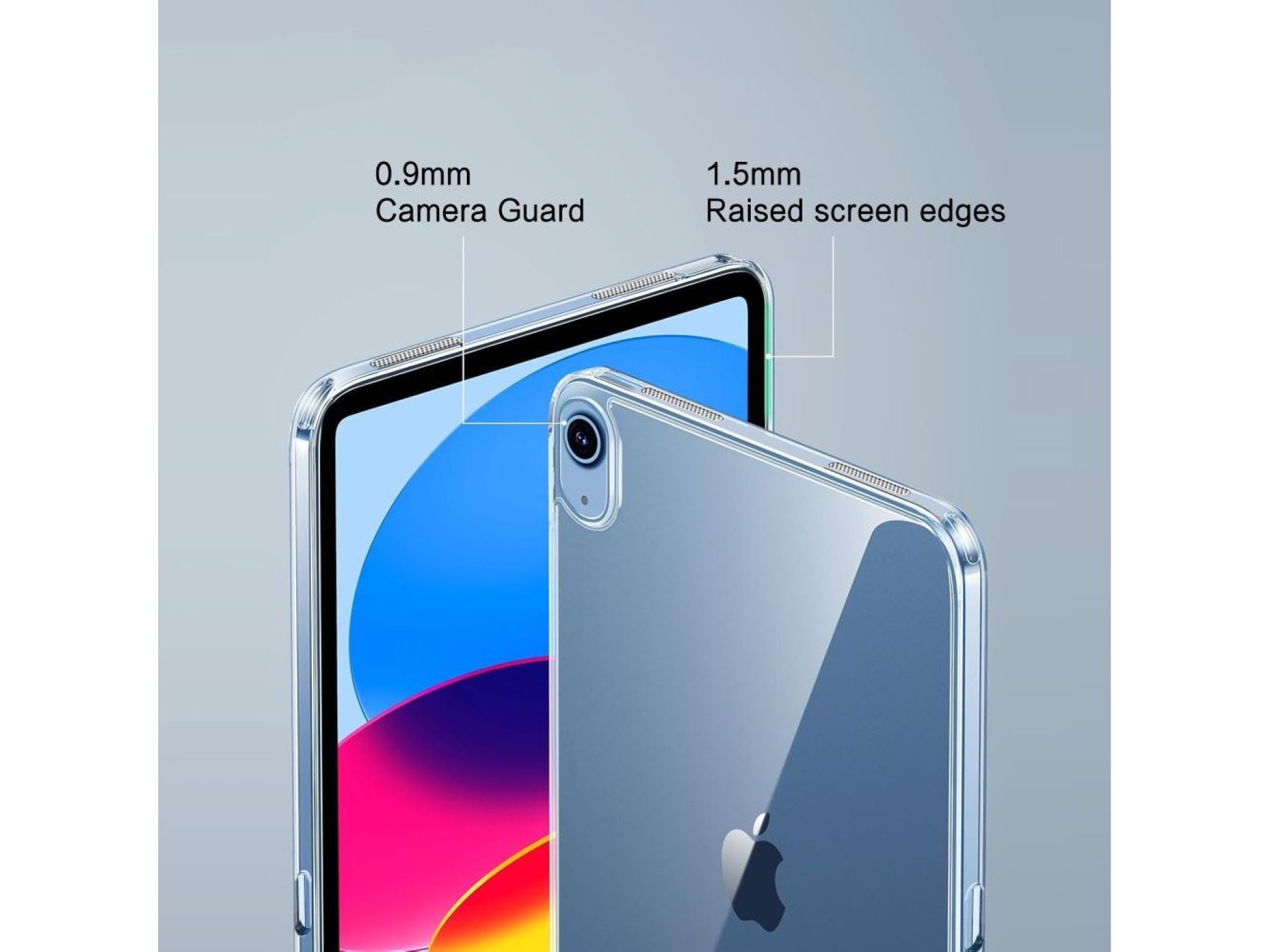 Capa híbrida Tech-Protect FlexAir para iPad 10.9” (2022) / 11” (2025) - Transparente