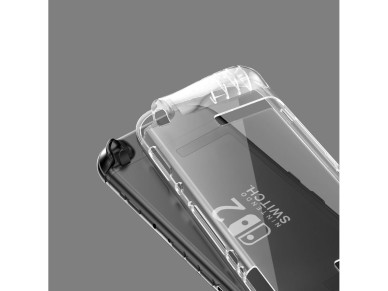 Capa Tech-Protect FlexAir para Nintendo Switch 2 - Transparente