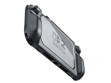 Tech-Protect MagMat Case for Nintendo Switch 2 - Black and Transparent