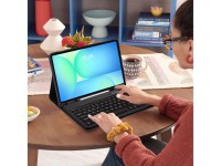 Capa Tech-Protect SC Pen + Teclado para Samsung Galaxy Tab S10 FE+ 13.1 X620 / X626B - Preta Capa Tech-Protect SC Pen + Teclado para Samsung Galaxy Tab S10 FE+ 13.1 X620 / X626B - Preta