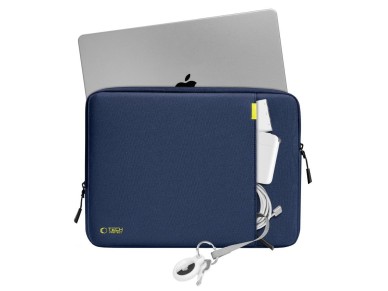 Bolsa para laptop Tech-Protect Defender 15-16 - Azul Marinho