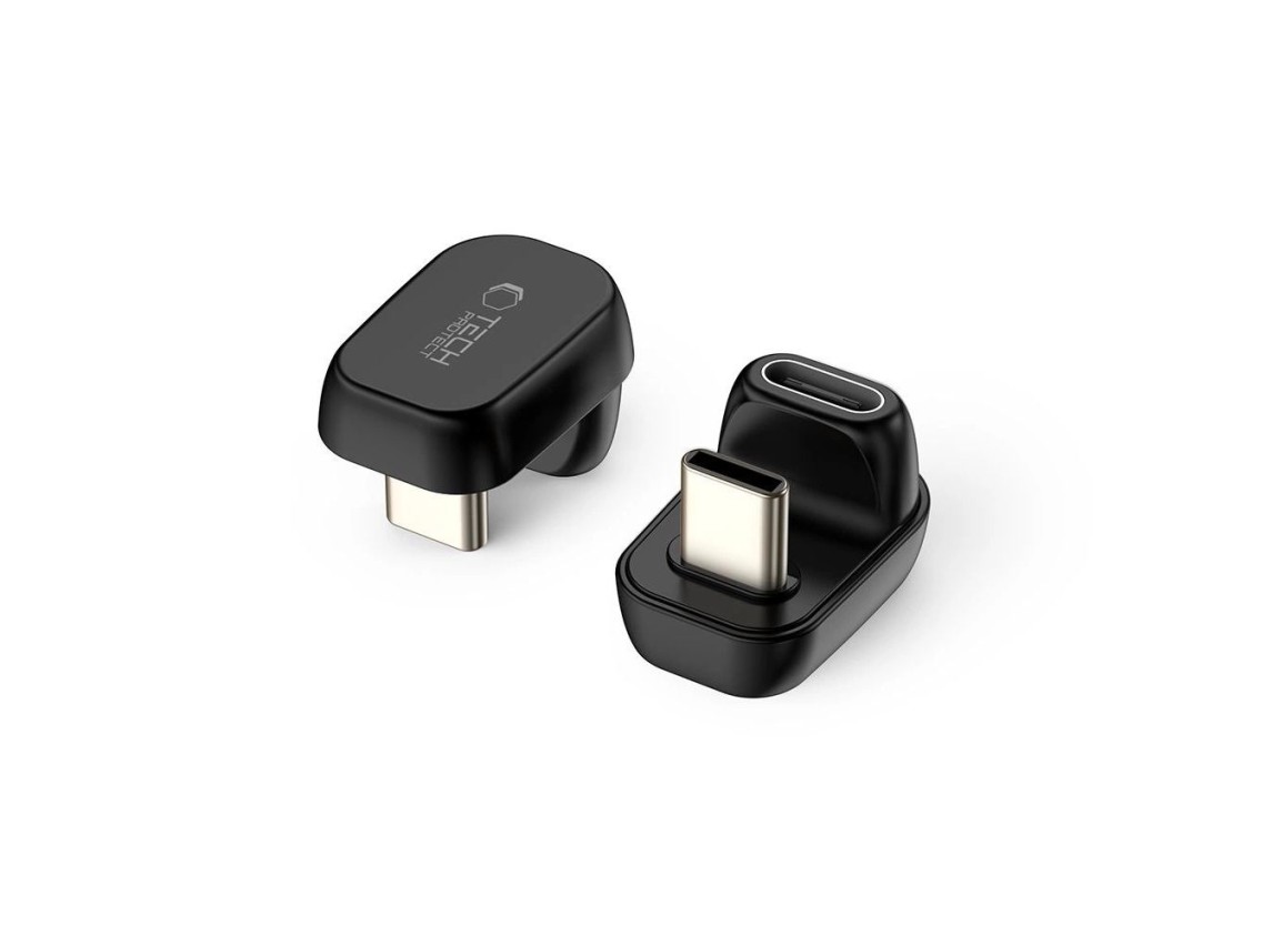 Adaptador USB-C Angular Tech-Protect Ultraboost AA04 - Preto