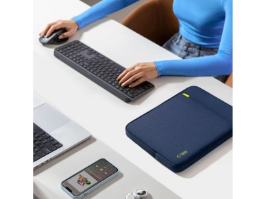 Bolsa para laptop Tech-Protect Defender 15-16 - Azul Marinho