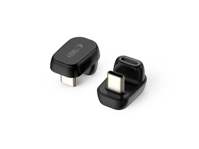 Tech-Protect Ultraboost AA04 USB-C Angled Adapter - Black Tech-Protect Ultraboost AA04 USB-C Angled Adapter - Black