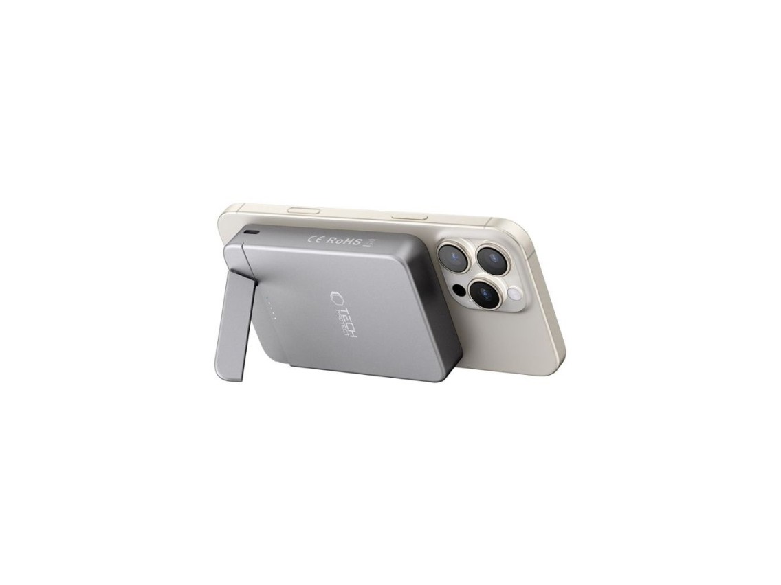 Powerbank Tech-Protect PB14 LifeMag MagSafe 10000 mAh - cinza
