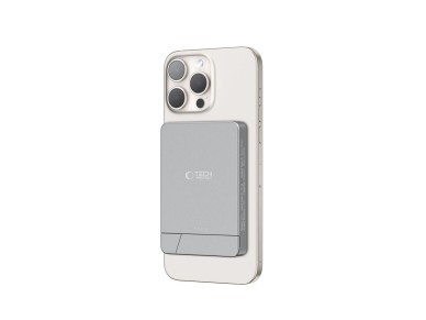 Powerbank Tech-Protect PB14 LifeMag MagSafe 5000 mAh - cinza Powerbank Tech-Protect PB14 LifeMag MagSafe 5000 mAh - cinza