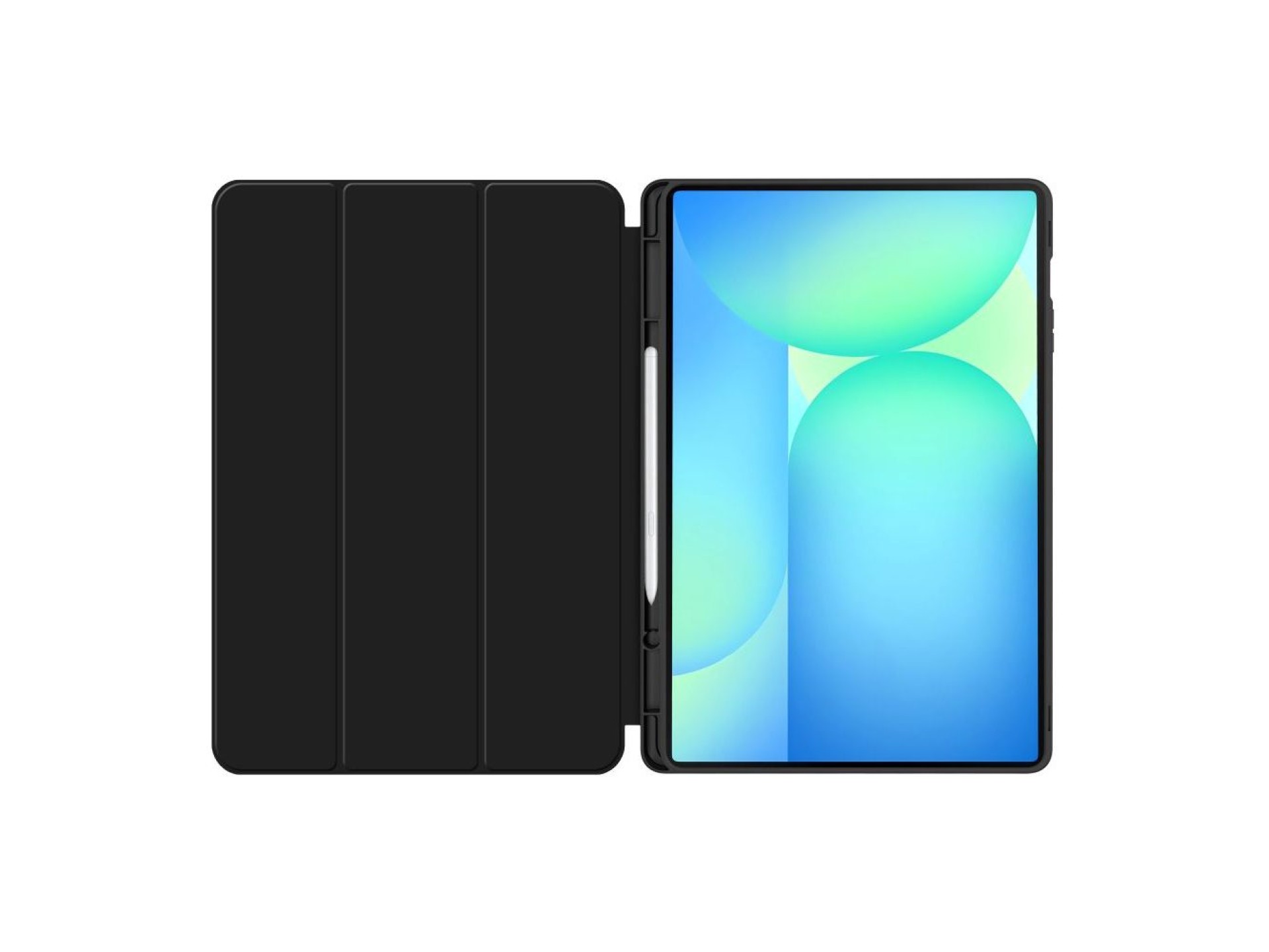 Capa TechProtect SmartCase Pen para Samsung Galaxy Tab S10 FE+ 13.1 X620 / X626B - preta
