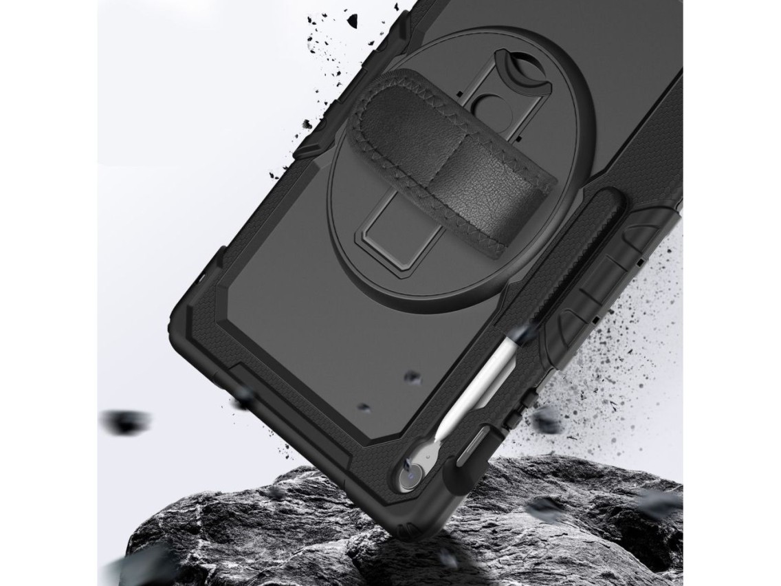 Capa Tech-Protect Solid para Samsung Galaxy Tab S10 FE+ - Preta
