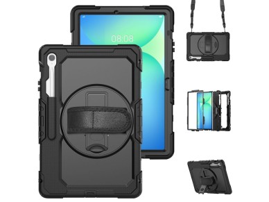 Capa Tech-Protect Solid para Samsung Galaxy Tab S10 FE+ - Preta