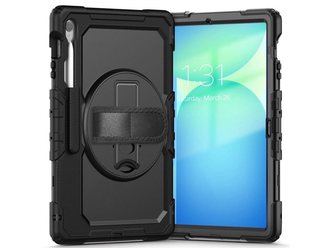 Capa Tech-Protect Solid para Samsung Galaxy Tab S10 FE+ - Preta