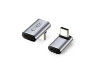 Adaptador USB-C angular Tech-Protect Ultraboost AA02 - Cinza Adaptador USB-C angular Tech-Protect Ultraboost AA02 - Cinza