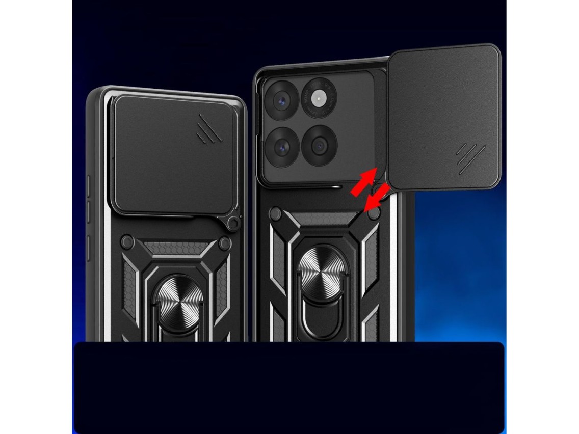 Capa Tech-Protect CamShield Pro para Motorola Edge 60 Fusion - preta