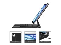 Capa magnética Tech-Protect Smartcase com teclado para iPad Air 10.9” 2020/2022 / iPad Air 11” 2024/ Capa magnética Tech-Protect Smartcase com teclado para iPad Air 10.9” 2020/2022 / iPad Air 11” 2024/