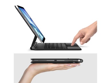 Capa magn�tica Tech-Protect Smartcase com teclado para iPad Air 10.9� 2020/2022 / iPad Air 11� 2024/