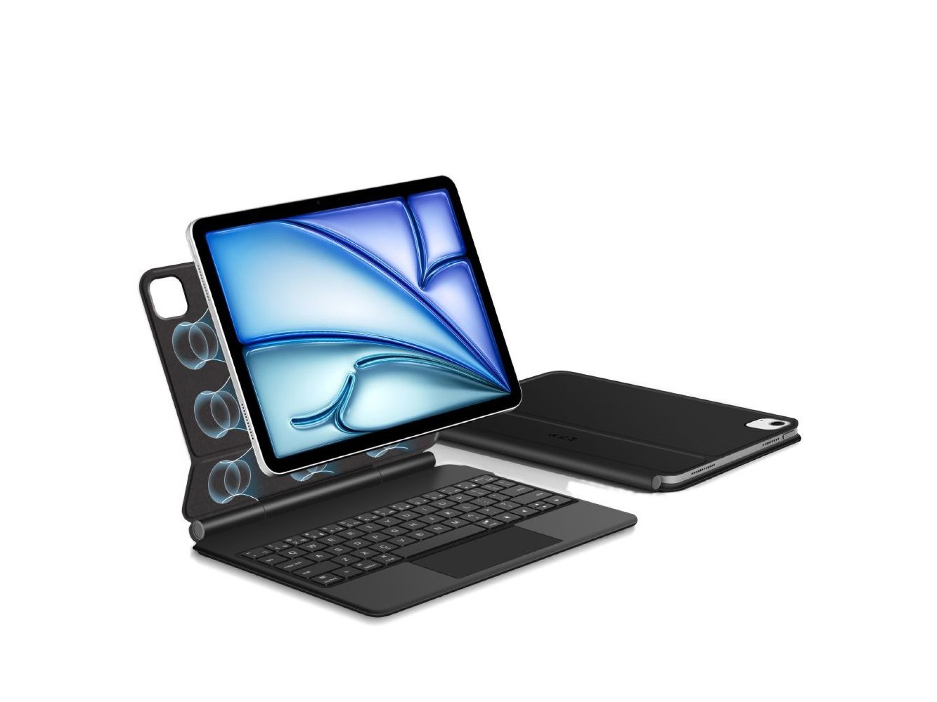 Capa magnética Tech-Protect Smartcase com teclado para iPad Air 10.9” 2020/2022 / iPad Air 11” 2024/