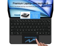 Capa magnética Tech-Protect Smartcase com teclado para iPad Air 10.9” 2020/2022 / iPad Air 11” 2024/ Capa magnética Tech-Protect Smartcase com teclado para iPad Air 10.9” 2020/2022 / iPad Air 11” 2024/