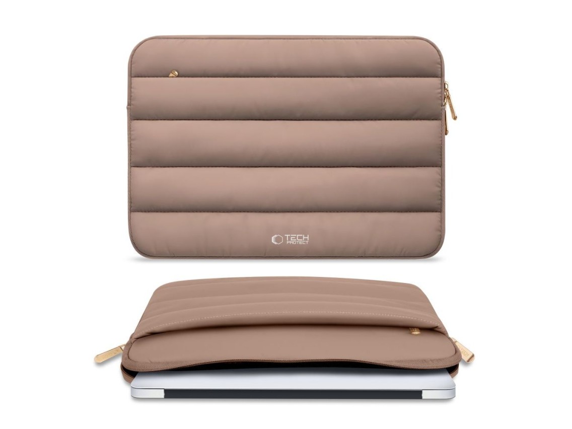 Bolsa para laptop Tech-Protett Fluffy 15-16 - Marrom