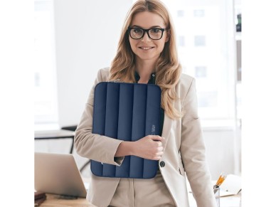 Tech-Protett Fluffy Laptop Bag 13-14 - Navy Blue