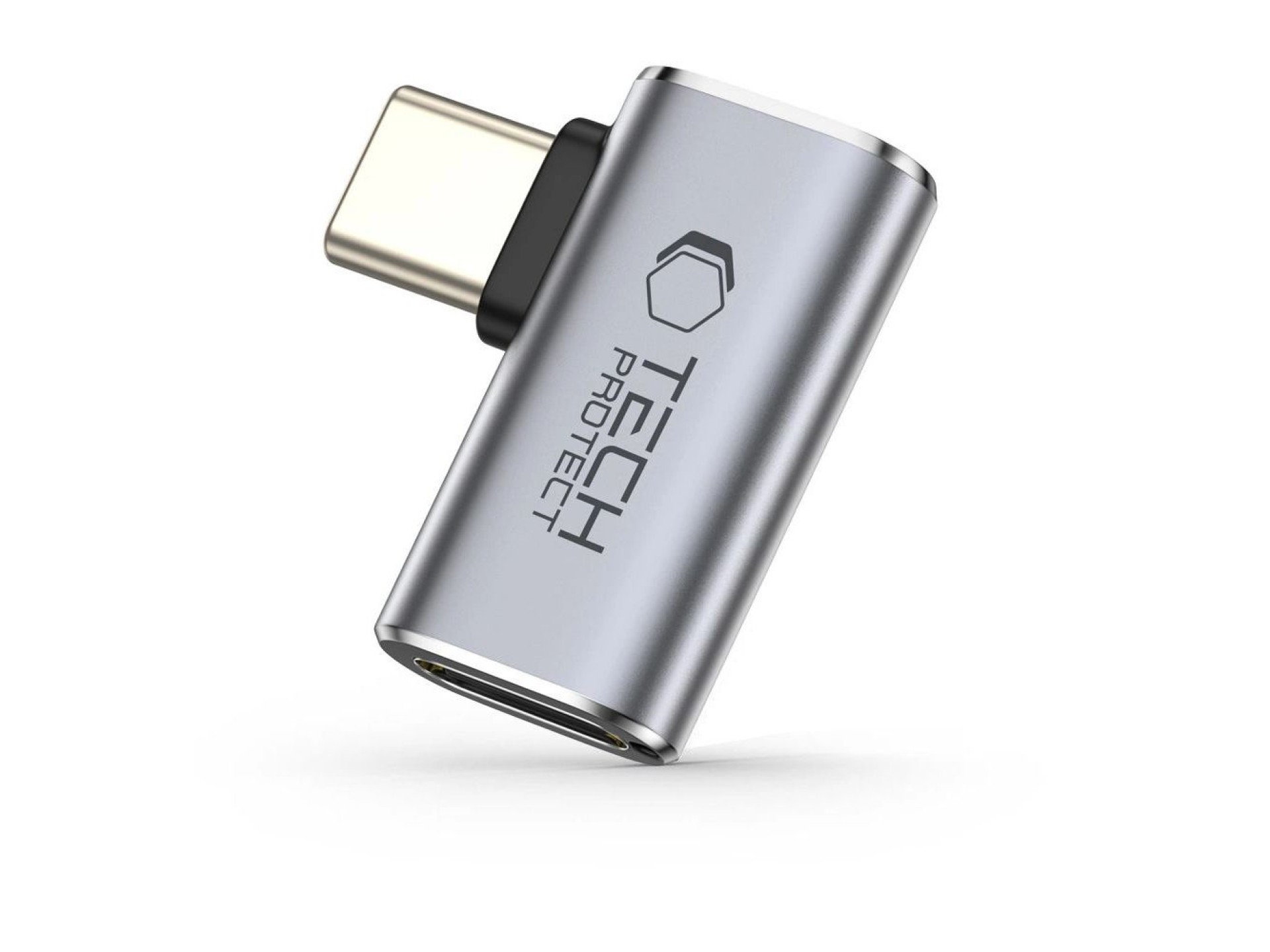 Adaptador USB-C en ángulo Tech-Protect Ultraboost AA01 - Gris