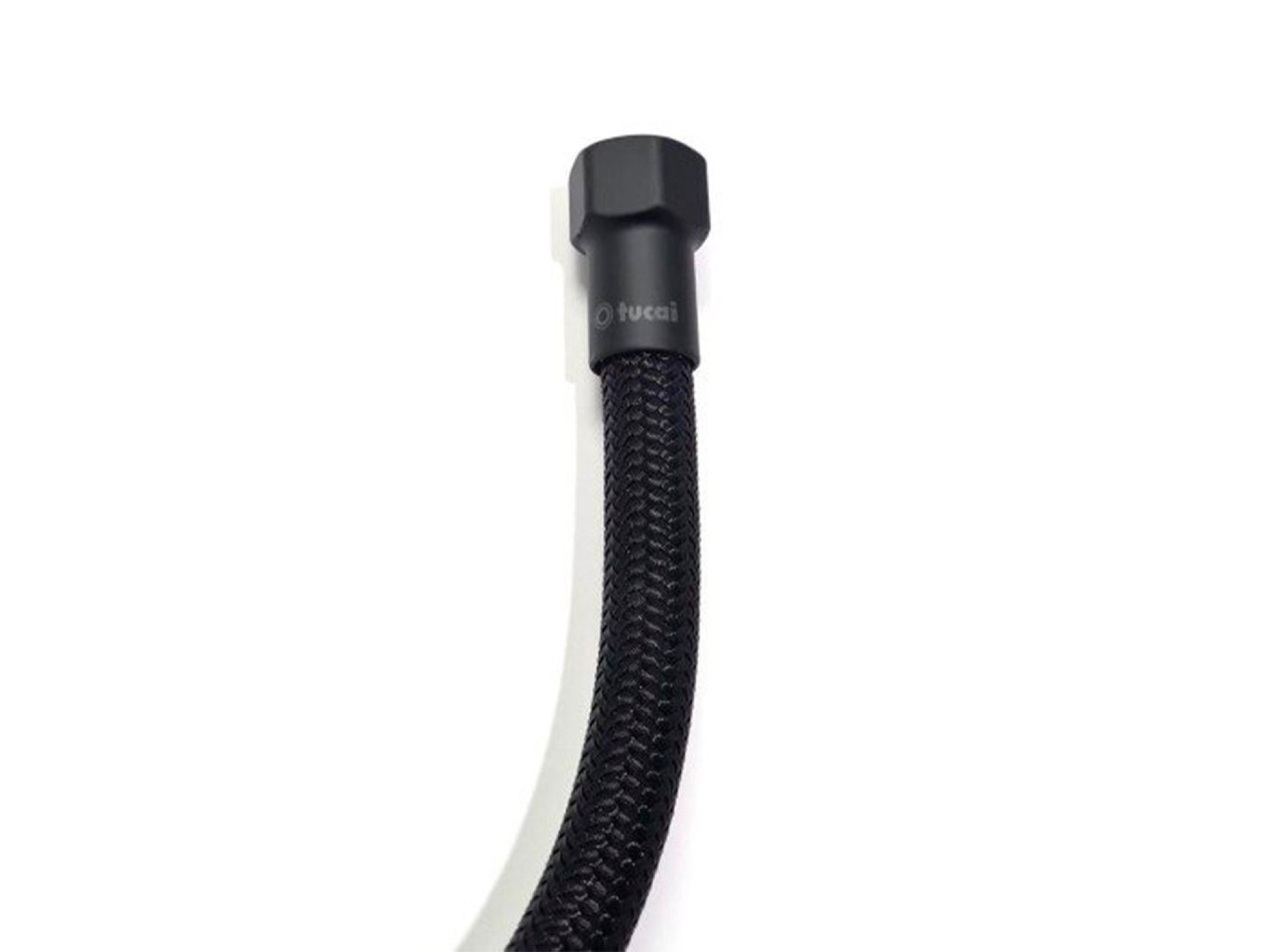 Black flexible hose 40 cm h - h 3/8 in