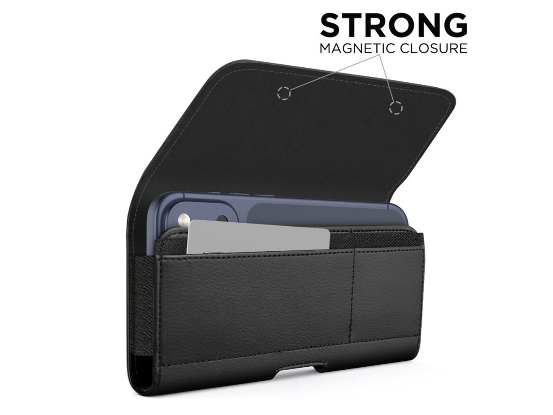 Capa Tech-Protect SM80 para smartphones de 5,8 a 6,8 polegadas - preta