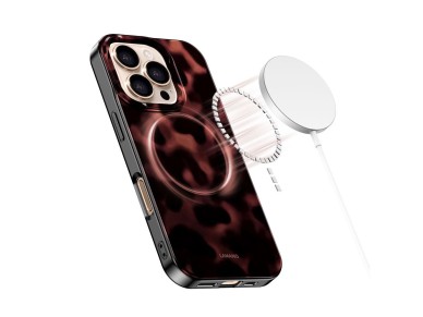 Tech-Protect Lamano MagSafe Case for iPhone 16 Pro Max - Black and Red Tech-Protect Lamano MagSafe Case for iPhone 16 Pro Max - Black and Red