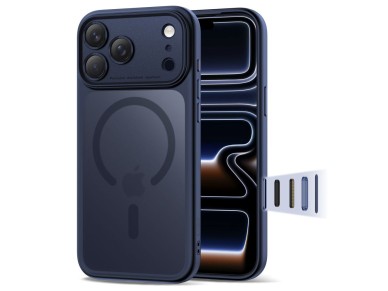 Tech-Protect Magpeak Magsafe CC Case for iPhone 17 Pro - Matte Navy Blue Tech-Protect Magpeak Magsafe CC Case for iPhone 17 Pro - Matte Navy Blue