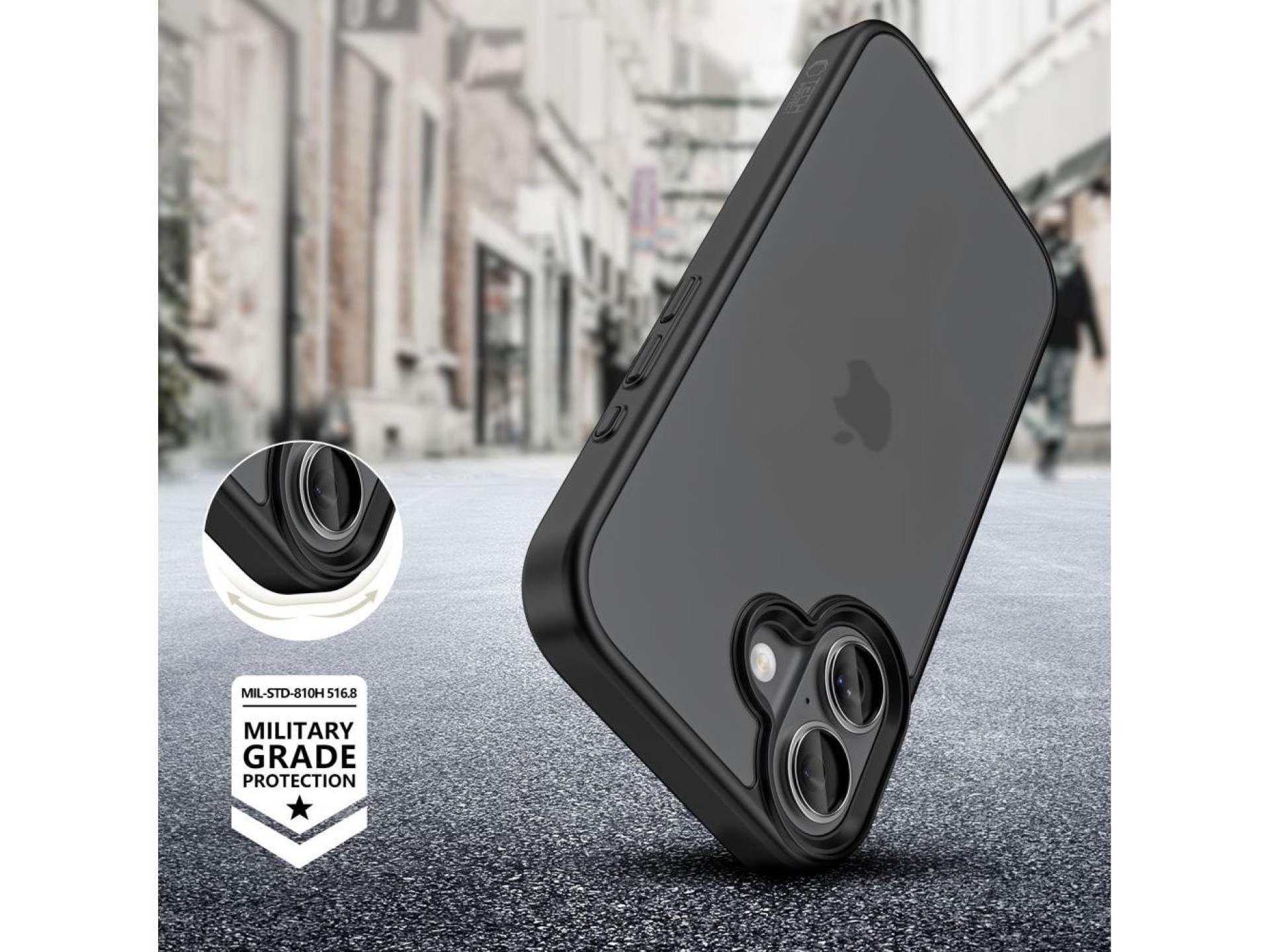 Funda Tech-Protect MagMat para iPhone 17 - Negro mate