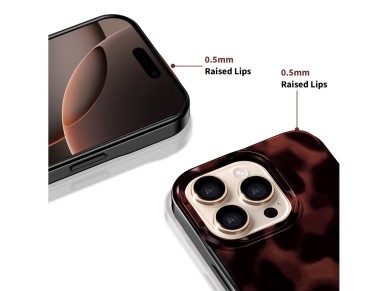 Tech-Protect Lamano MagSafe case for iPhone 16 Pro - black and red Tech-Protect Lamano MagSafe case for iPhone 16 Pro - black and red