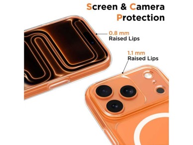 Tech-Protect Magpeak Magsafe CC Case for iPhone 17 Pro - Clear Tech-Protect Magpeak Magsafe CC Case for iPhone 17 Pro - Clear