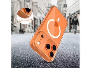 Tech-Protect Magpeak Magsafe CC Case for iPhone 17 Pro - Clear Tech-Protect Magpeak Magsafe CC Case for iPhone 17 Pro - Clear