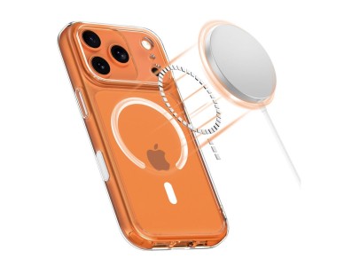 Tech-Protect Magpeak Magsafe CC Case for iPhone 17 Pro Max - Clear Tech-Protect Magpeak Magsafe CC Case for iPhone 17 Pro Max - Clear