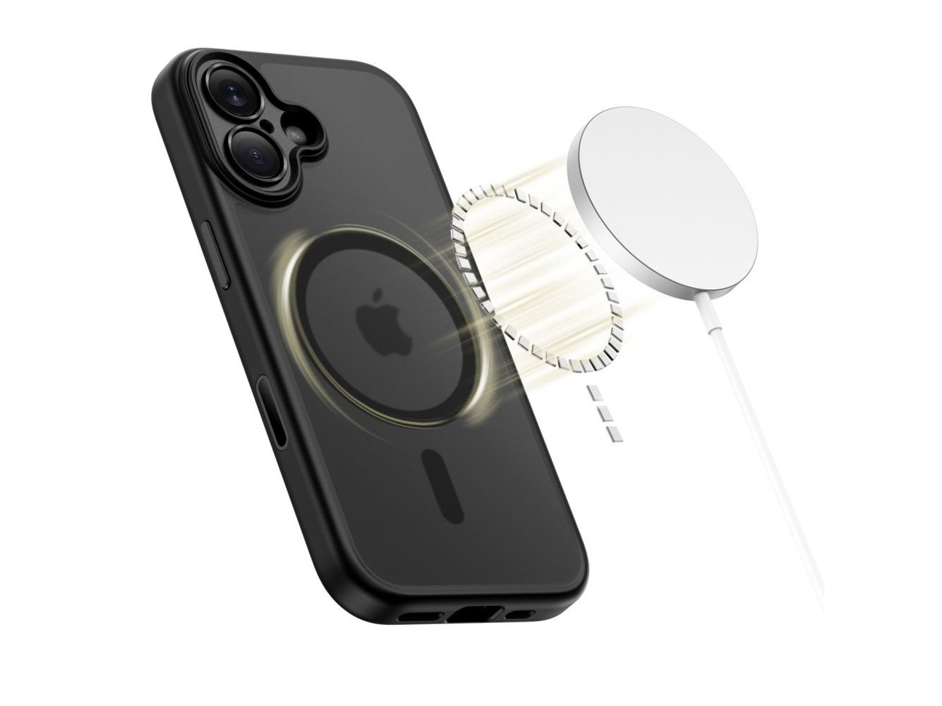 Tech-Protect Magpeak Magsafe CC Case for iPhone 17 - Matte Black