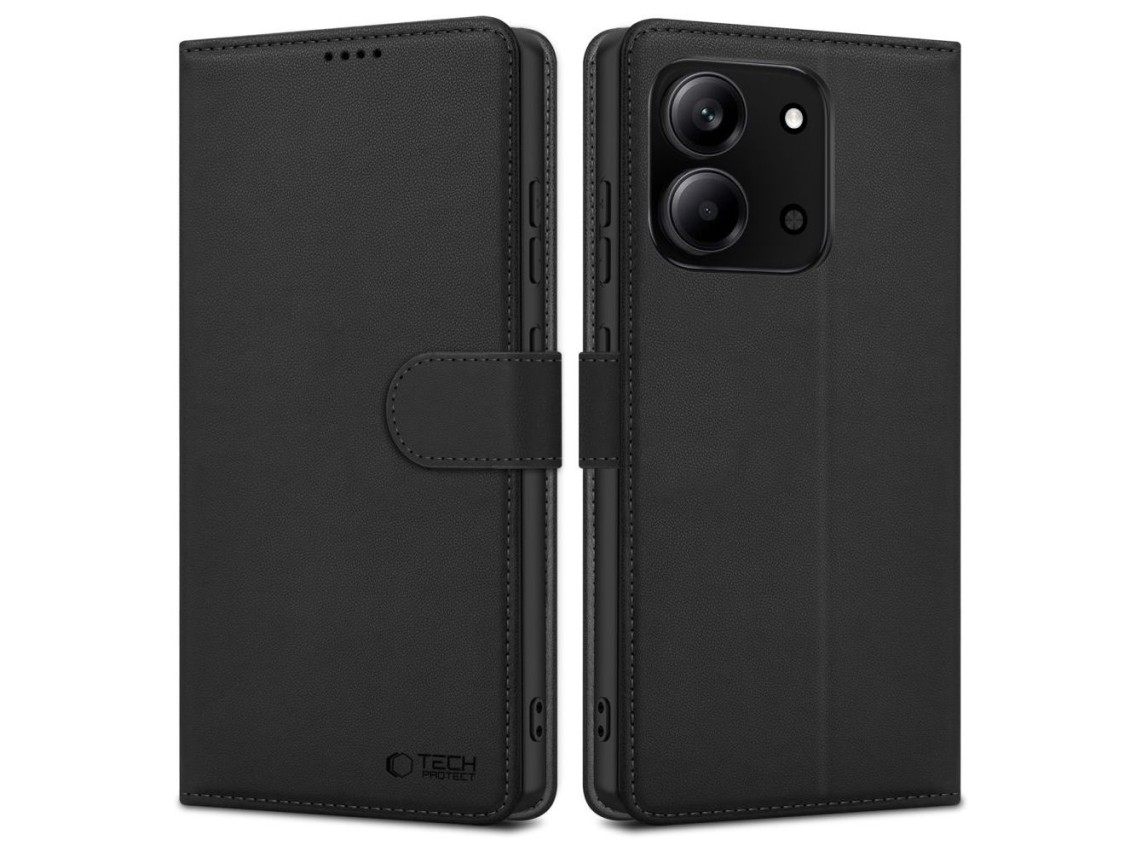 Tech-Protect Wallet Case for Xiaomi Redmi 15C 173mm / Poco 85C 173mm - Black