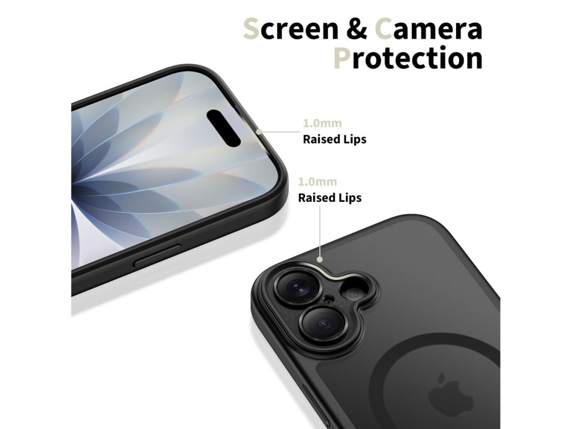 Tech-Protect Magpeak Magsafe CC Case for iPhone 17 - Matte Black