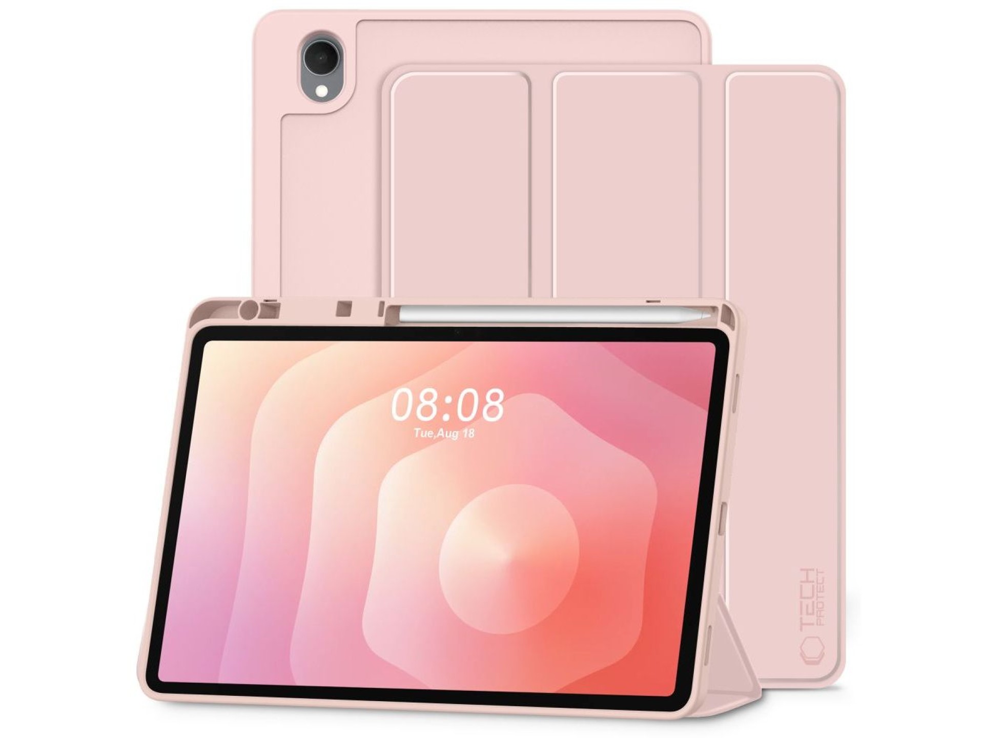 Tech-Protect SmartCase Pen for Samsung Galaxy Tab S11 11.0 X730 / X736 - Pink